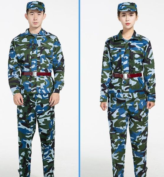 海洋蘭花迷彩軍訓服